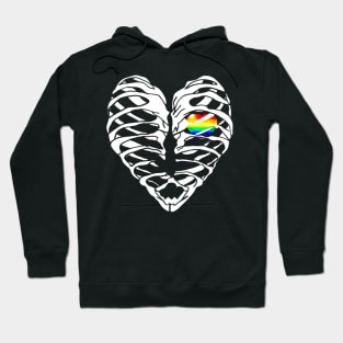 LGPT Pride Rainbow In Heart Costume Gift Hoodie